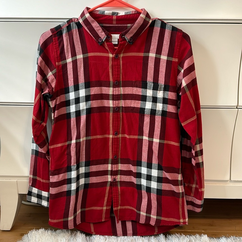 Burberry Children Button Down Long Sleeve